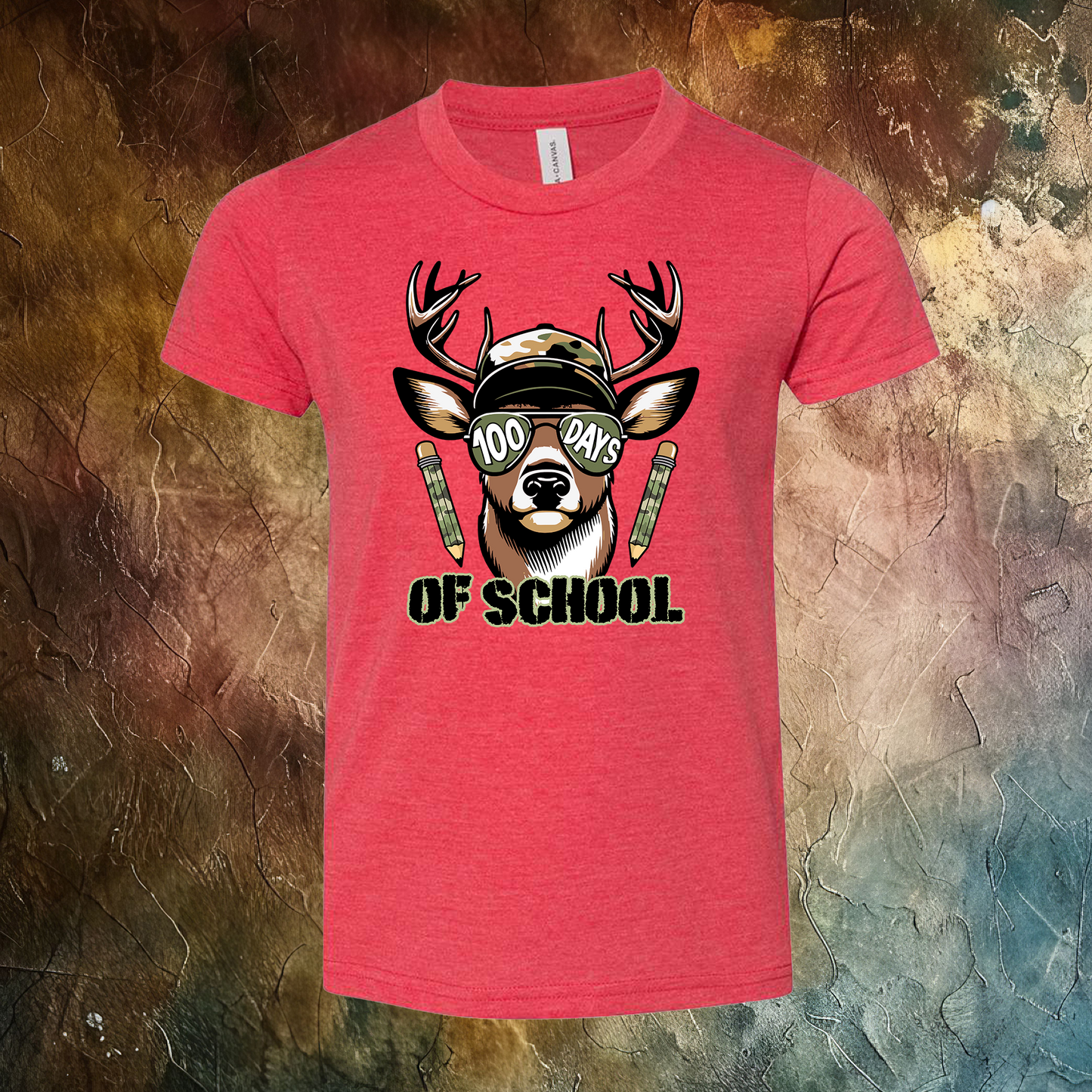 100 Days Of School Buck T-Shirt