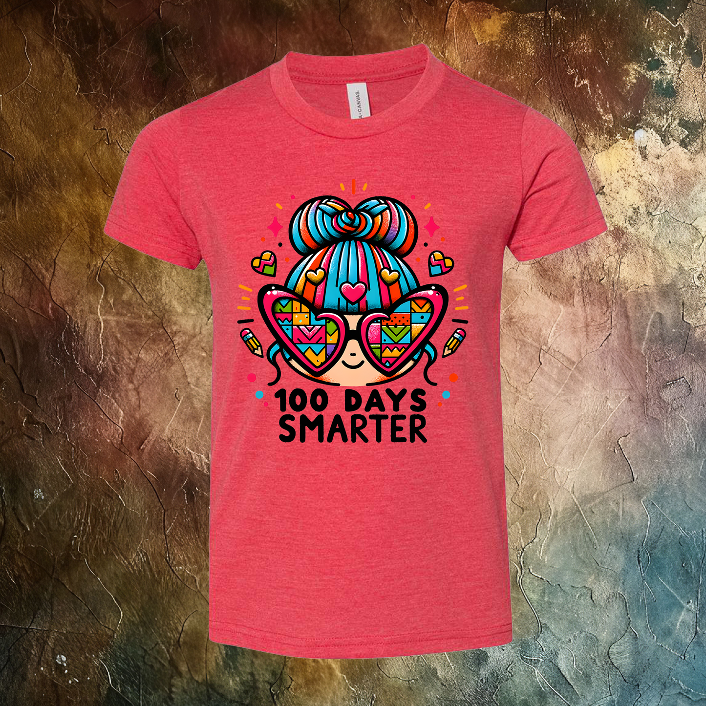 100 Days Of School 100 Days Smarter T-Shirt