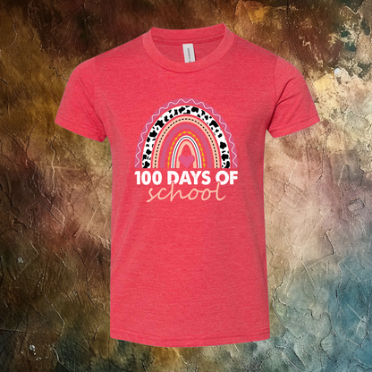 100 Days Of School Rainbow T-Shirt