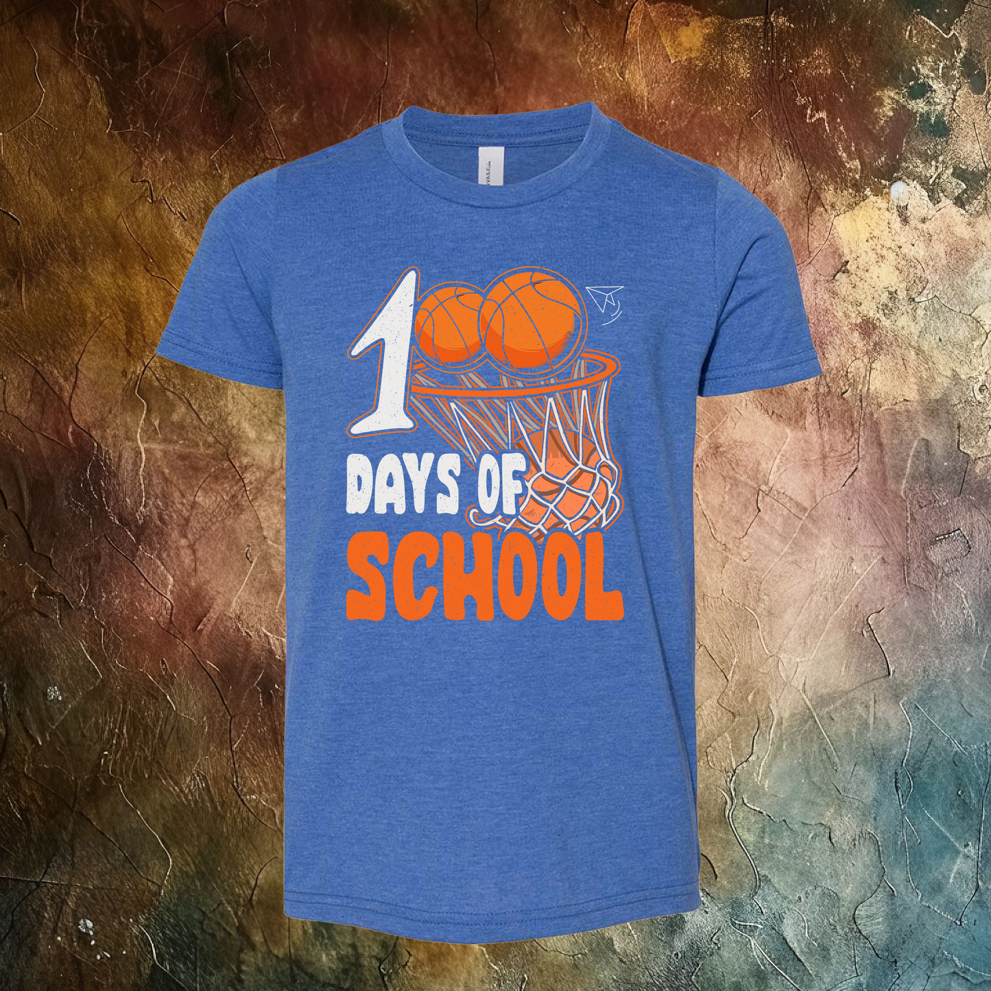 100 Days Of School Basketball T-Shirt