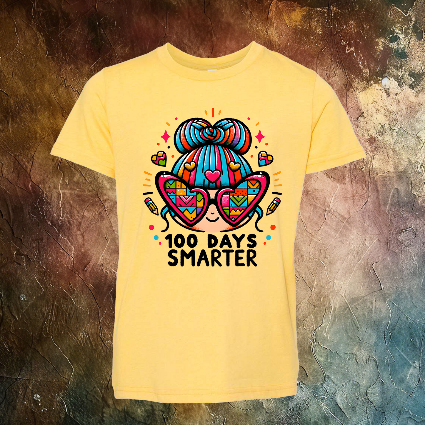 100 Days Of School 100 Days Smarter T-Shirt