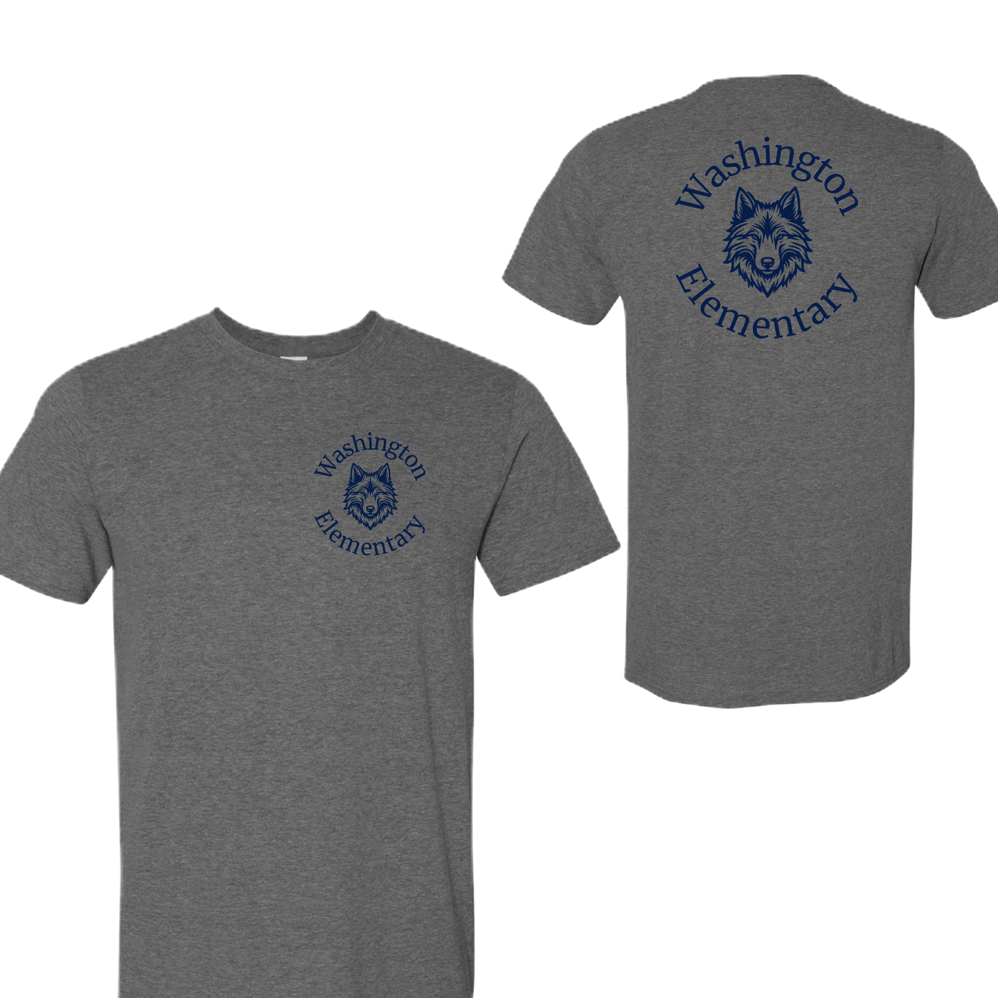 Washington Elementary T-Shirt Front and Back