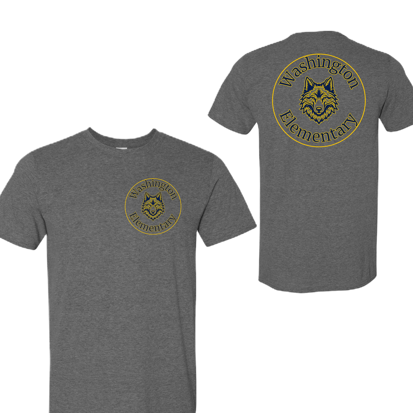 Washington Elementary T-Shirt Front and Back 2