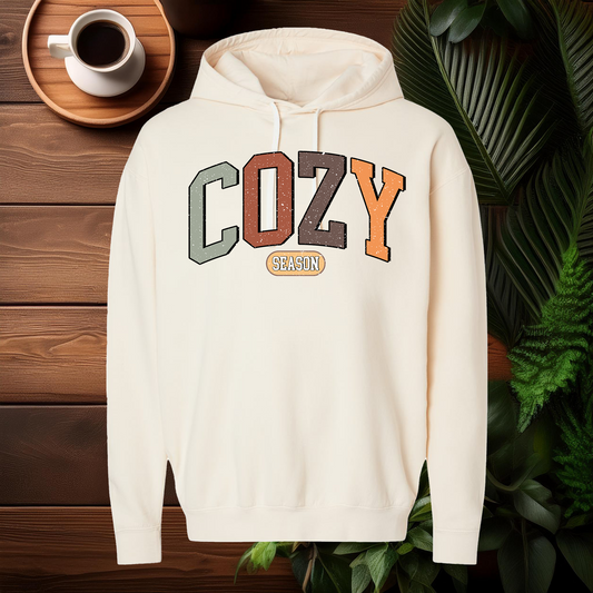 Cozy Lightweight Fleece Hooded Sweatshirt