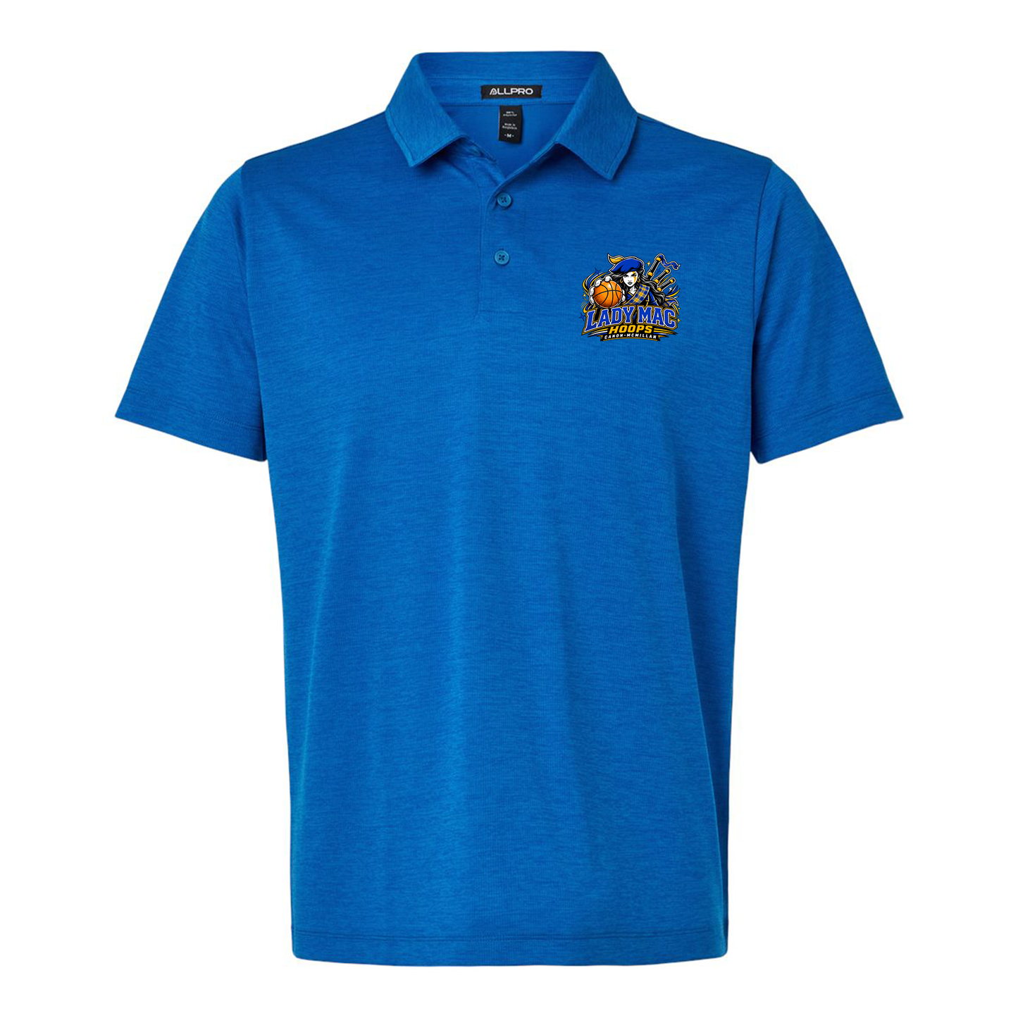 Lady Mac Hoops Logo Polo