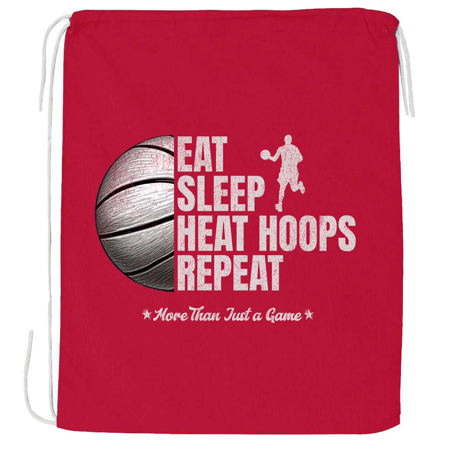Heat Hoops Drawstring Bag