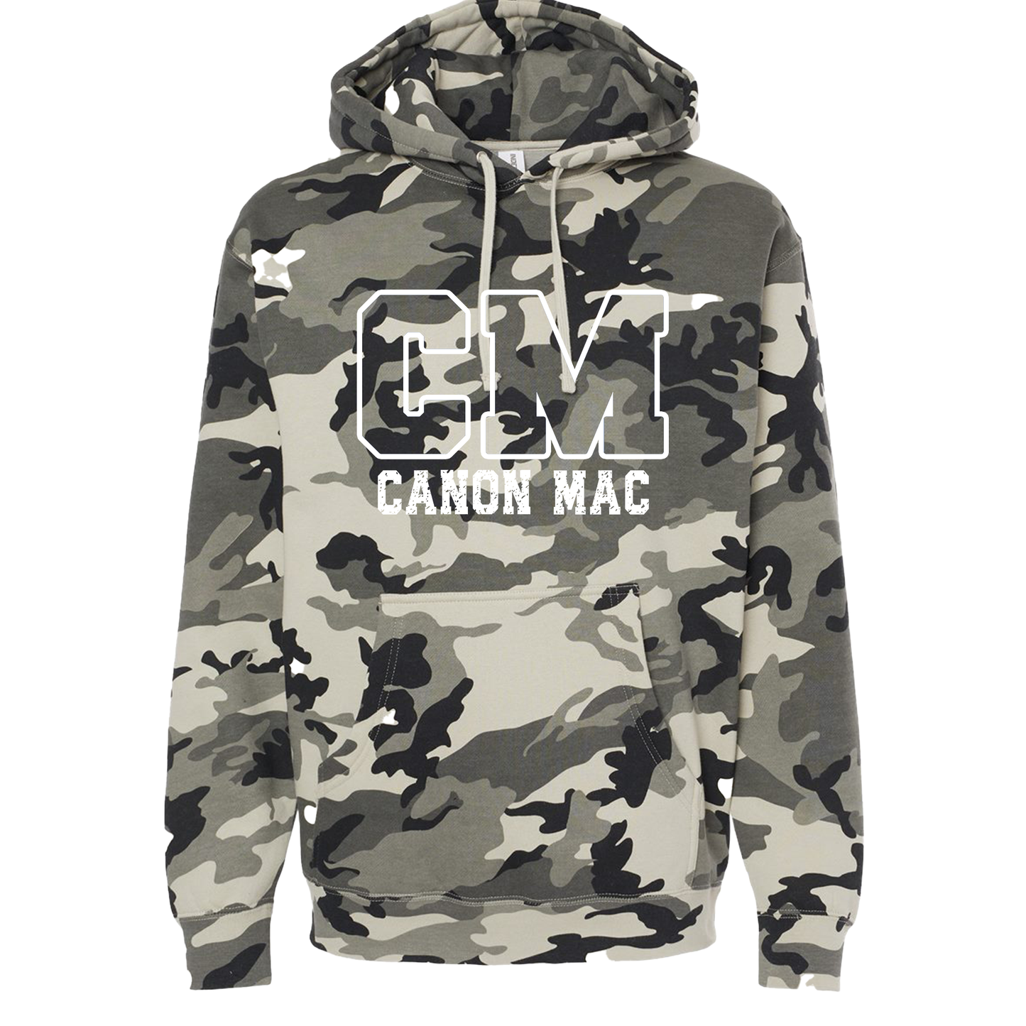 CM Canon Mac Snow Camo Heavyweight Hoodie