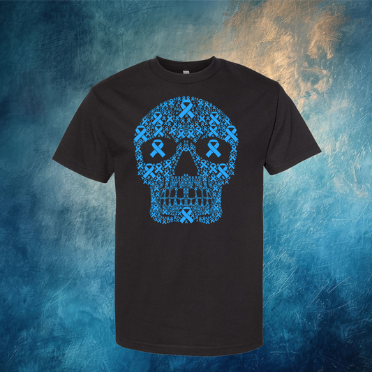 Skull Ribbon Diabetes Awareness Shirt