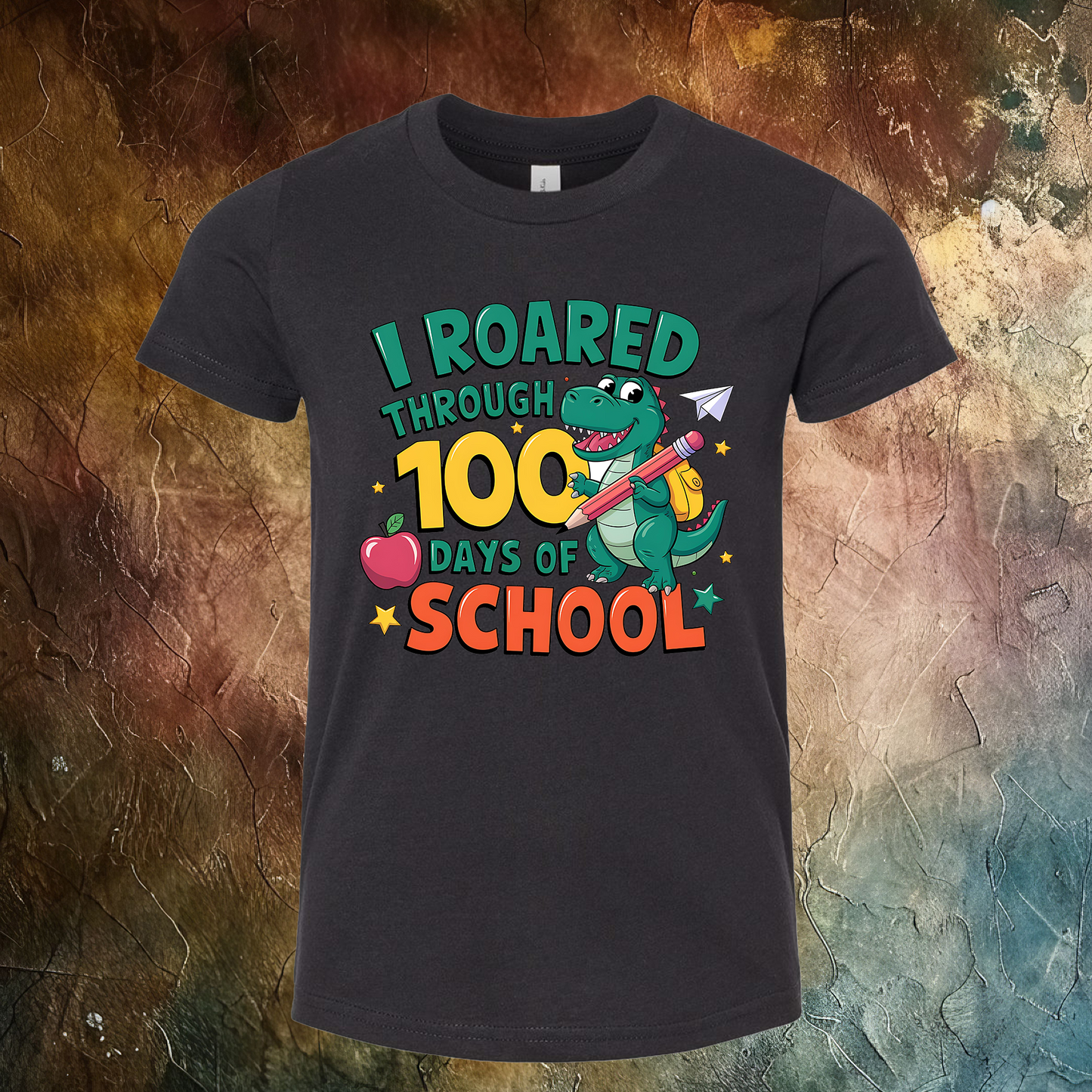 100 Days Of School I Roared T-Shirt