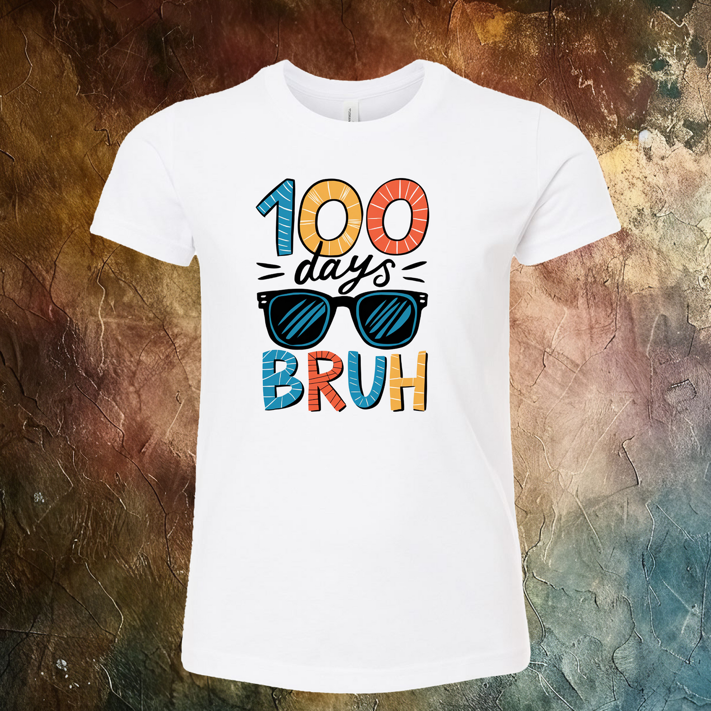 100 Days Of School Bruh T-Shirt