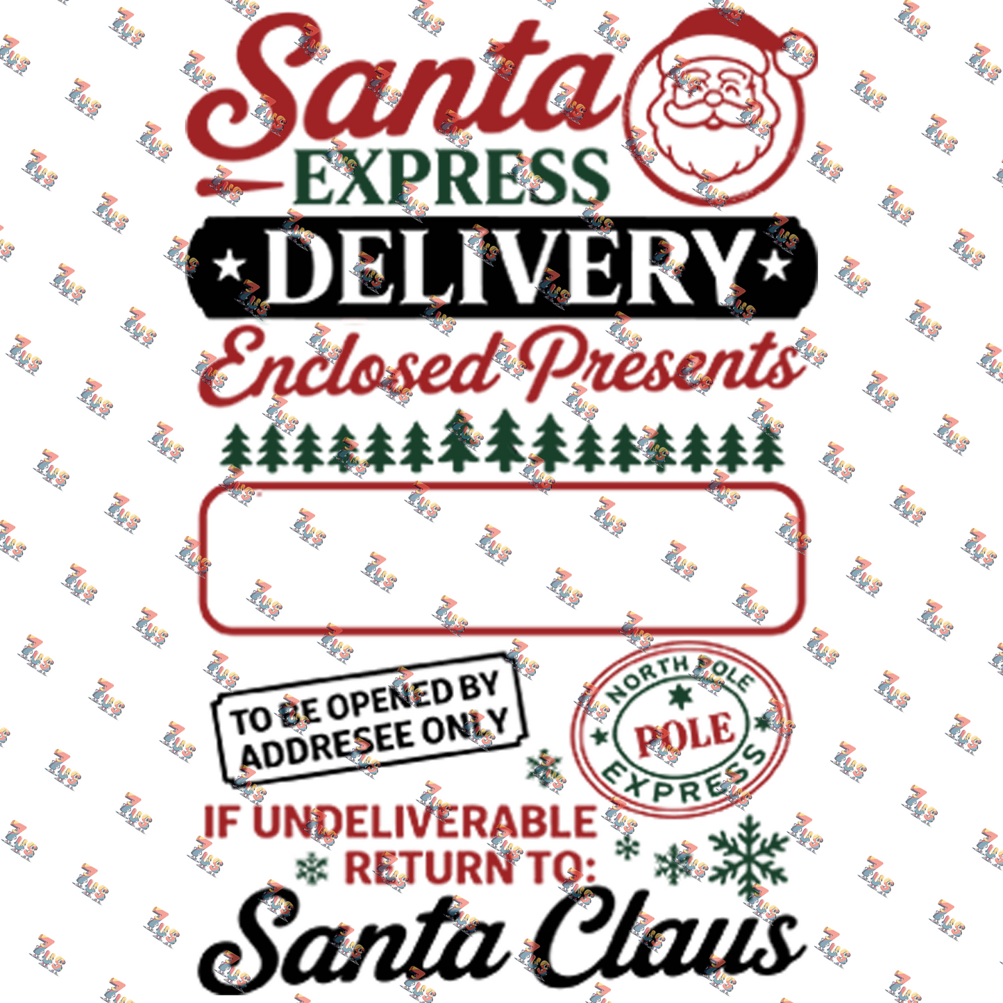 Personalized North Pole Santa Sack 31