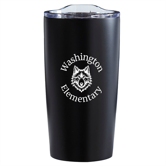 Washington Elementary Tumbler Black / White Logo *